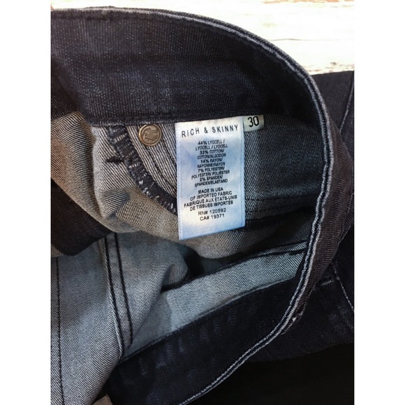 Rich & Skinny Dark Wash Skinny Jeans - Picture 7 of 7